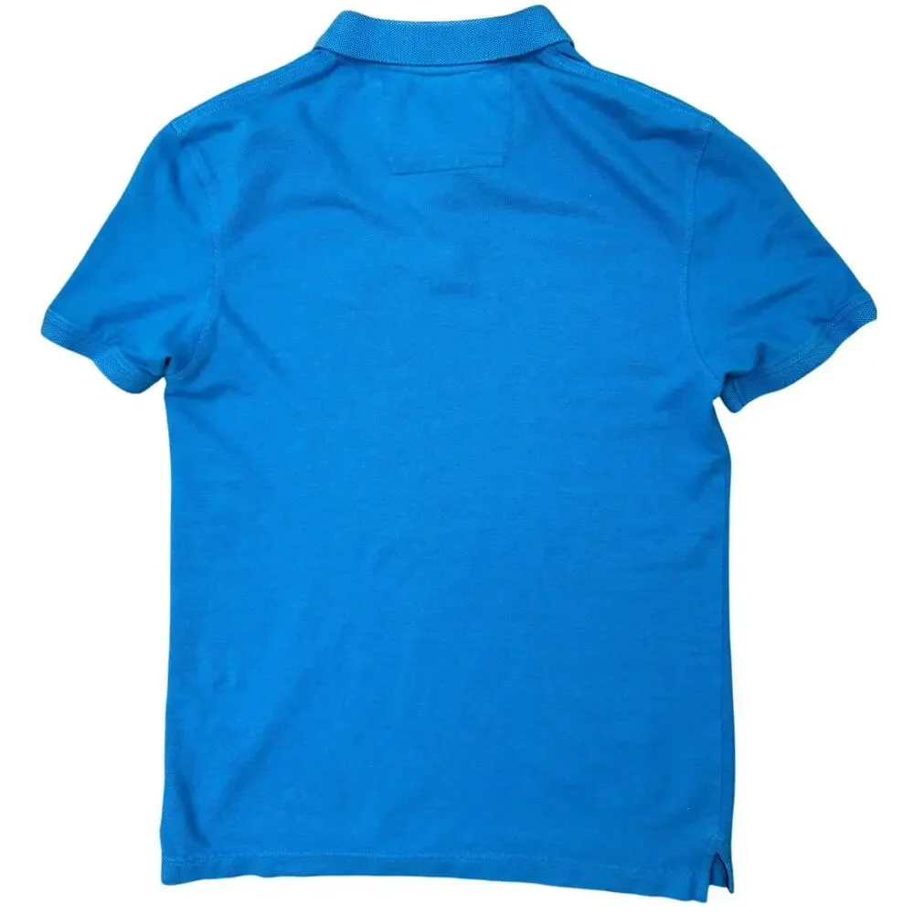 Banana Republic Blue Polo Shirt Men’s Small Short Sleeve Cotton